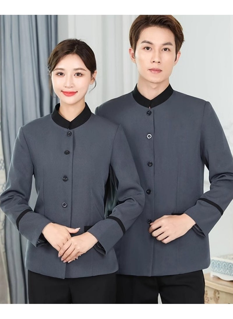 KUYING New Summer Cleaner Work Clothes 