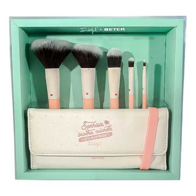 BETER MR WONDERFUL SYNTHETIC BRISTLE BRUSH 5PCS