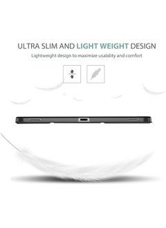 Procases For Galaxy Tab S8 Plus 2022 Tab S7 Fe 2021 Tab S7 Plus 2020 12.4 Inch Case Protective Slim Case Folio Hard Back Smart Cover For 12.4” Galaxy Tab S8+ S7 Fe S7+ -Black  - Image 4