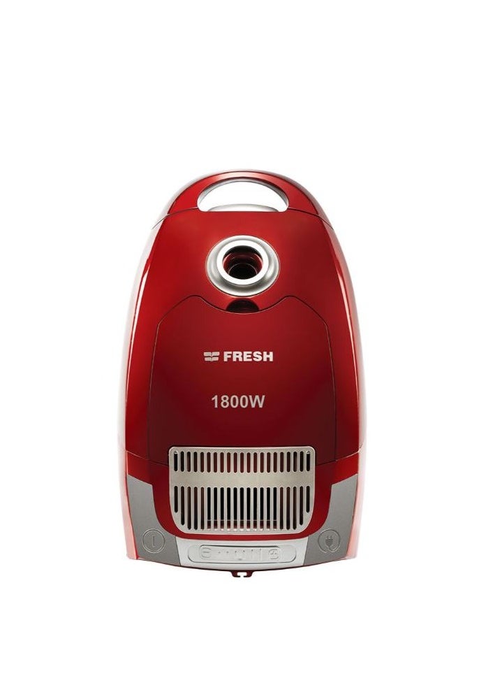 Fresh Fresh Valcano Vacuum Cleaner, 1800 Watt, Red, Code 13961 