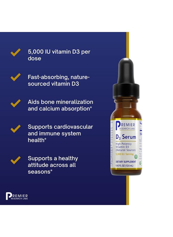 Premier Research Labs - D3 Serum 0.43 Fl.Oz - Image 1