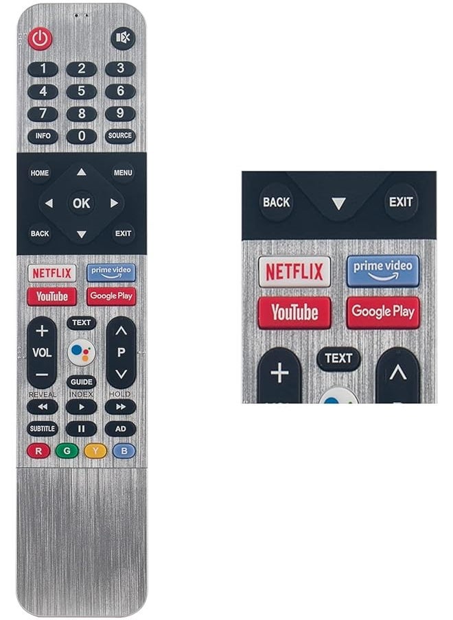 Raxoom New Replaced Remote control Fit for Skyworth All Smart TV with Voice function Built-in NETFLIX PRIME-VIDEO YOUTUBE GOOGLE-PLAY - Image 1
