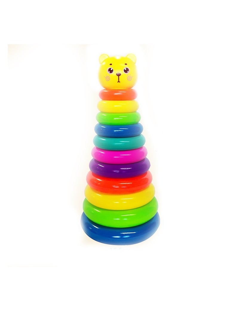 Baby Stacking Rings Tower Toy, for Toddler  - Image 1