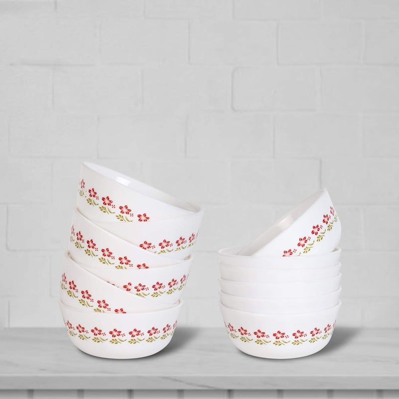 Cutting EDGE Bowl 240ml Red Flower 12 - Image 2