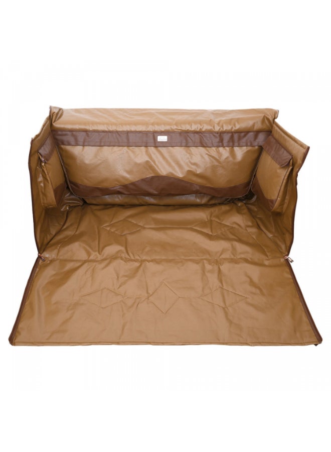 AL SANIDI Car back trunk mat for quarter Patrol 97 Back mat Sandy 133x60x60Cm 