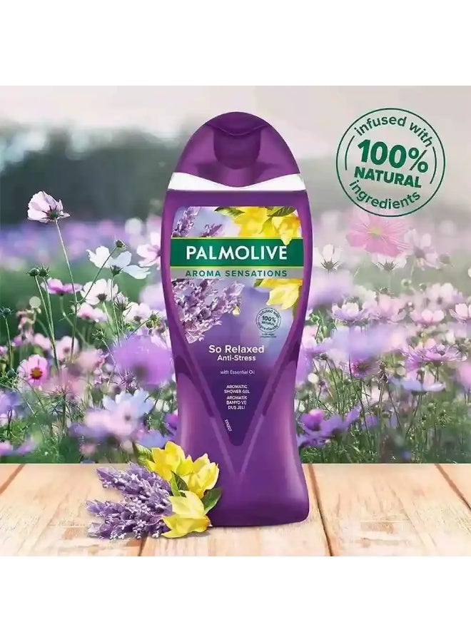 Palmolive Anti-Stress Shower Gel With Aroma Sensations - 500ml Purple Largeml - Image 2
