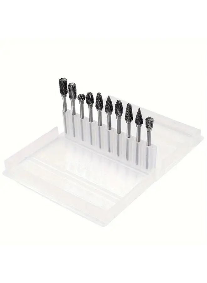 Single M Type Hard Alloy Rotary File Electric Grinding Drill Bit Polishing Tool - Image 4