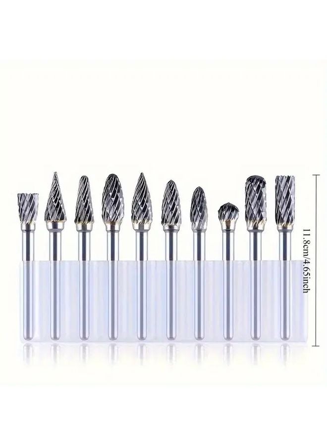 Single M Type Hard Alloy Rotary File Electric Grinding Drill Bit Polishing Tool - Image 3