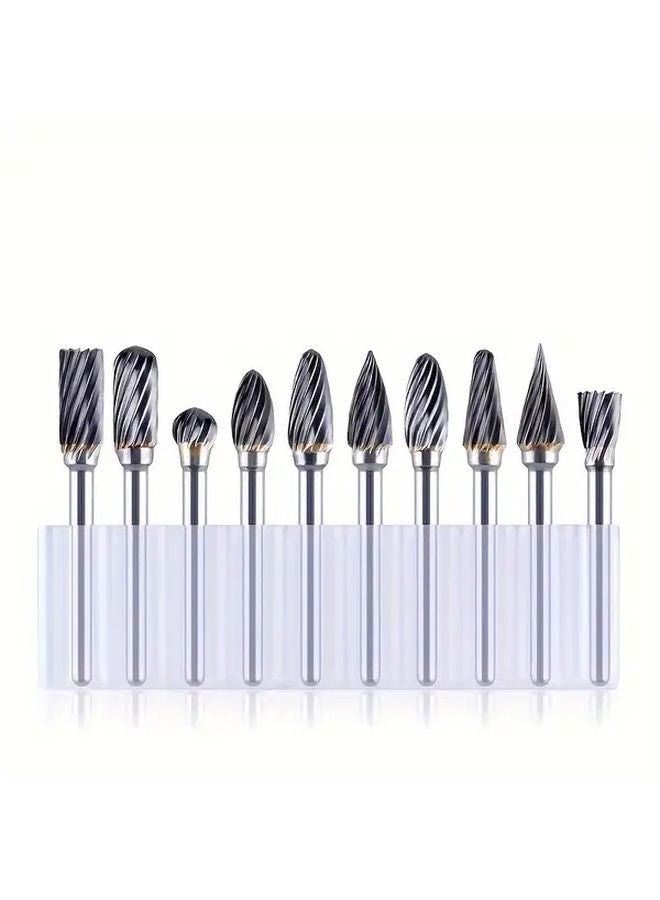 Single M Type Hard Alloy Rotary File Electric Grinding Drill Bit Polishing Tool - Image 5