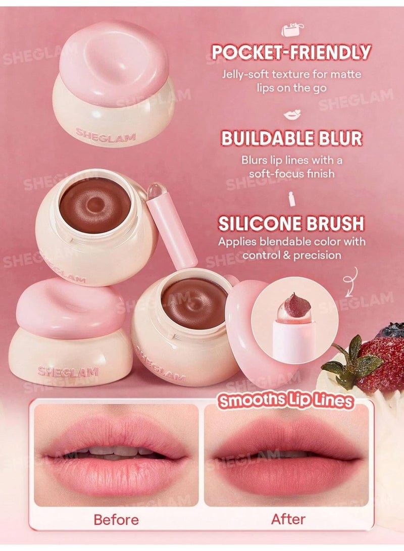 SHEGLAM Bounce Putty Pocket Lip Pot - Peachy Pie - Image 2