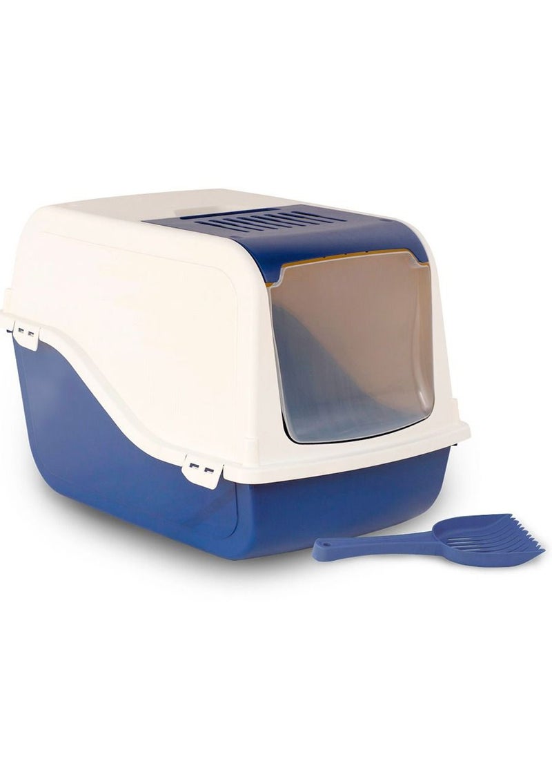 MP Bergamo Ariel Top Free Cat Litter Box With Scoop 57x39x38Cm 
