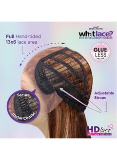 Sensationnel Sensationnel What lace 13x6 wigs - latisha synthetic wig cloud 9 with preplucked hairline hd lace - Whatlace Latisha (1B OFFBLACK)  - Image 5