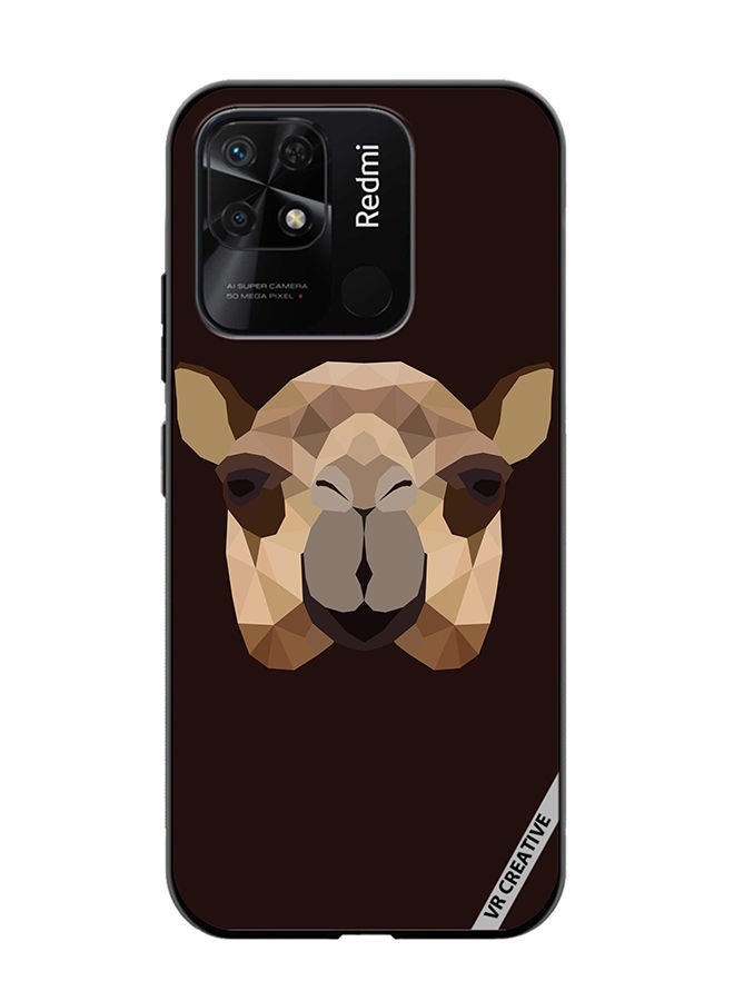 VR CREATIVE Protective Case Cover For Xiaomi Redmi 10C The Camel Polygon Design Multicolour - Image 1
