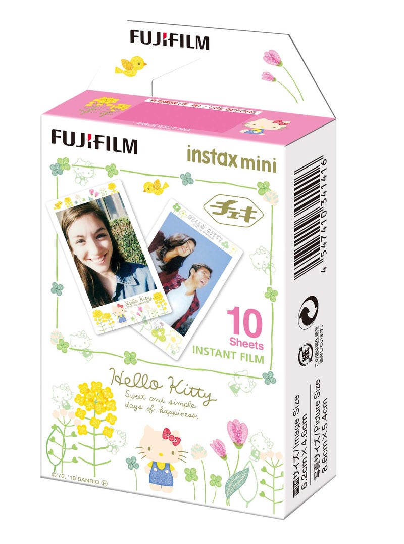 فوجي فيلم FUJIFILM INSTAX MINI KITTY3 WW 1 Instant Camera Film Pack of 10 - Image 4