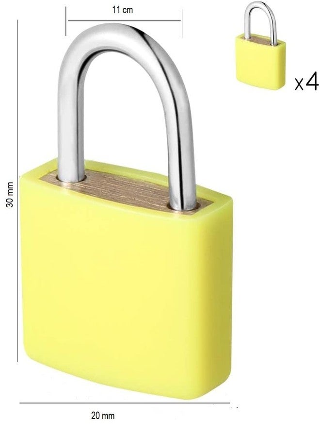 BeknerSuitcase Locks with Keys, Metal Padlocks Luggage Padlocks Multicolor Small Padlock Keyed Padlock for School Gym (10) - Image 2