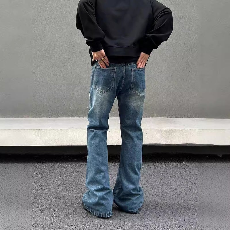 Unisex Classic Denim Jeans Loose Fit Daily Outdoor Wear - Image 4