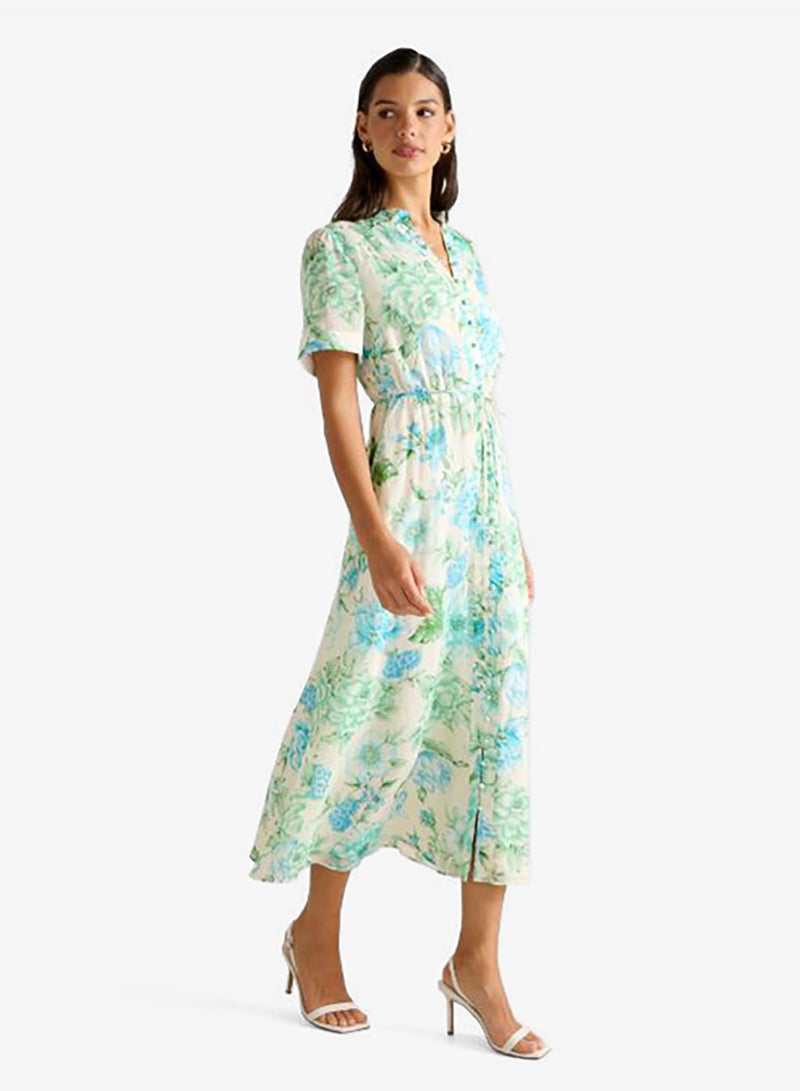 forever new Jodie Skater V Neck Midi Dress - Image 3