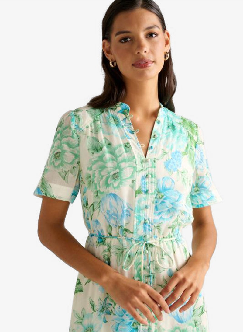 forever new Jodie Skater V Neck Midi Dress - Image 4