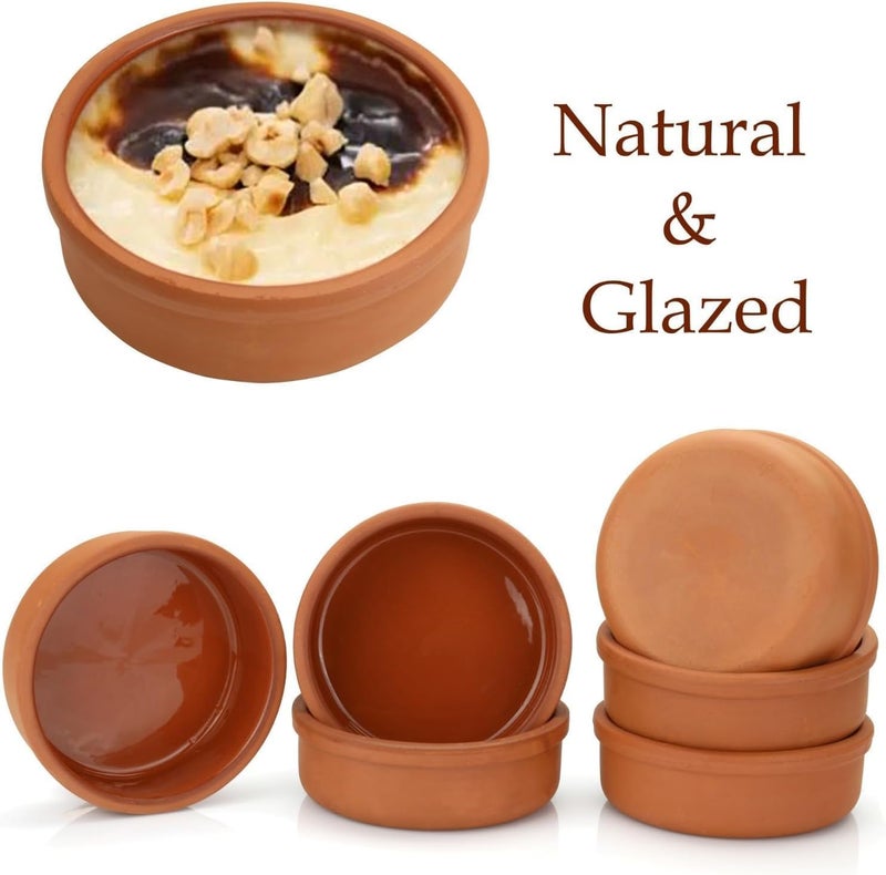 Portal Clay Pot for Cooking - Handmade Oven Bowl Tajine Cooking Pot - Microwave & Oven Safe - 3 Piece - Image 5