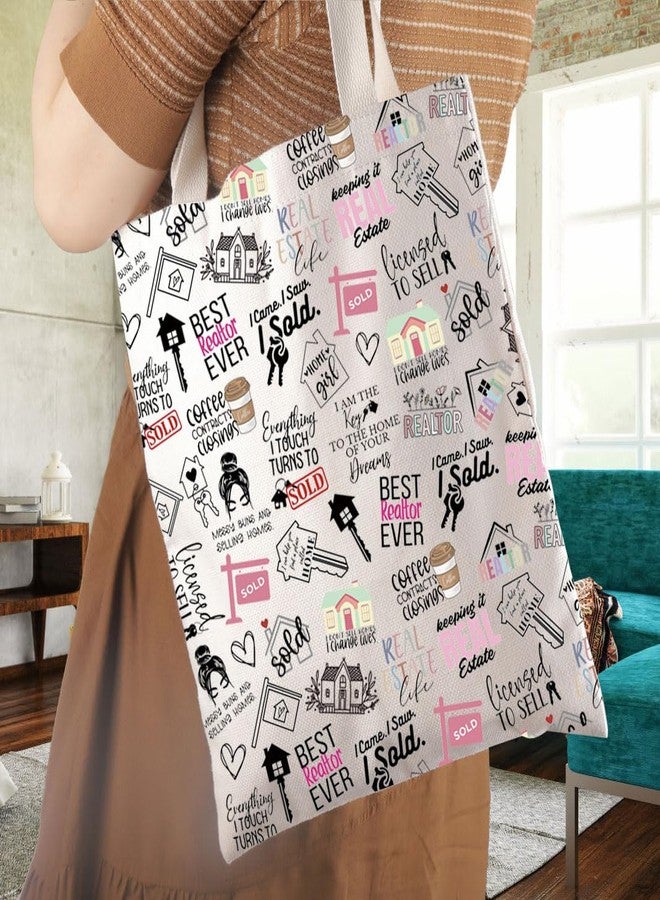 WCGXKO Realtor Gift Tote Bag Real Estate Agent Gift For Women (Realtor Tote) - Image 3