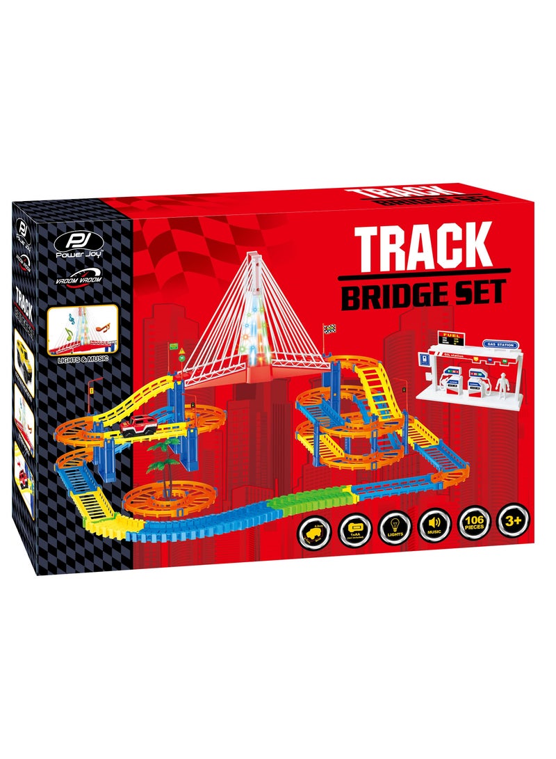 Power Joy Vroom Vroom Magic Track Bridge Set - Image 1