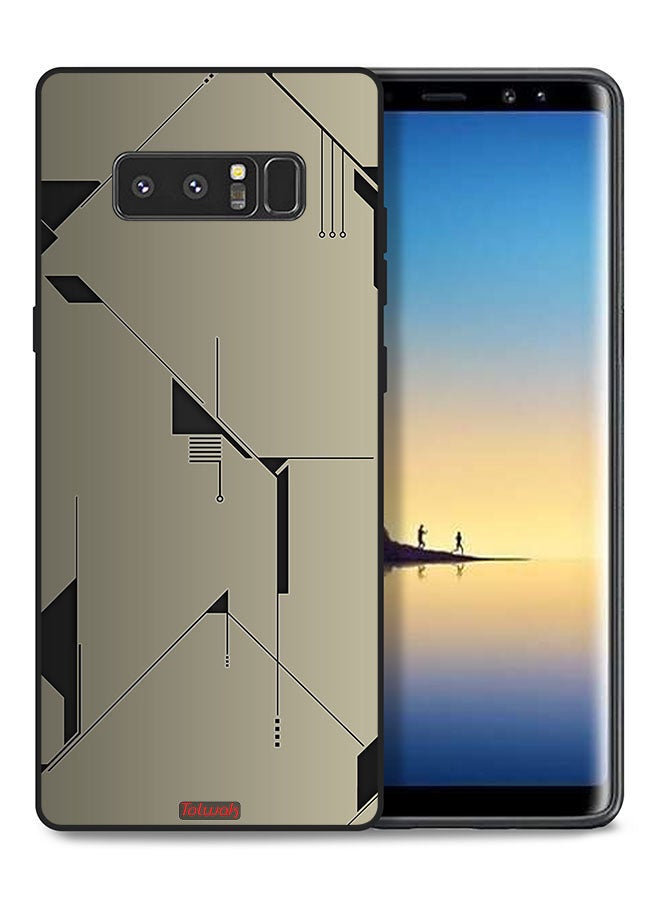 Tolwak Samsung Galaxy Note 8 Protective Case Cover Minimalism Abstract Digital Art - Image 1