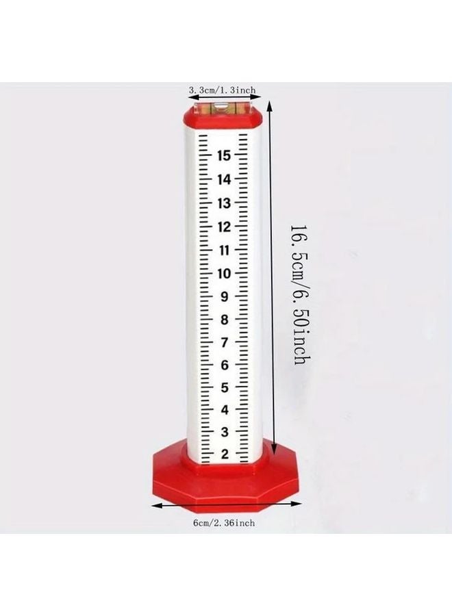 White Horizontal Ruler Double Sided Infrared Level Tool For Brick And Floor Tile Positioning - Image 3