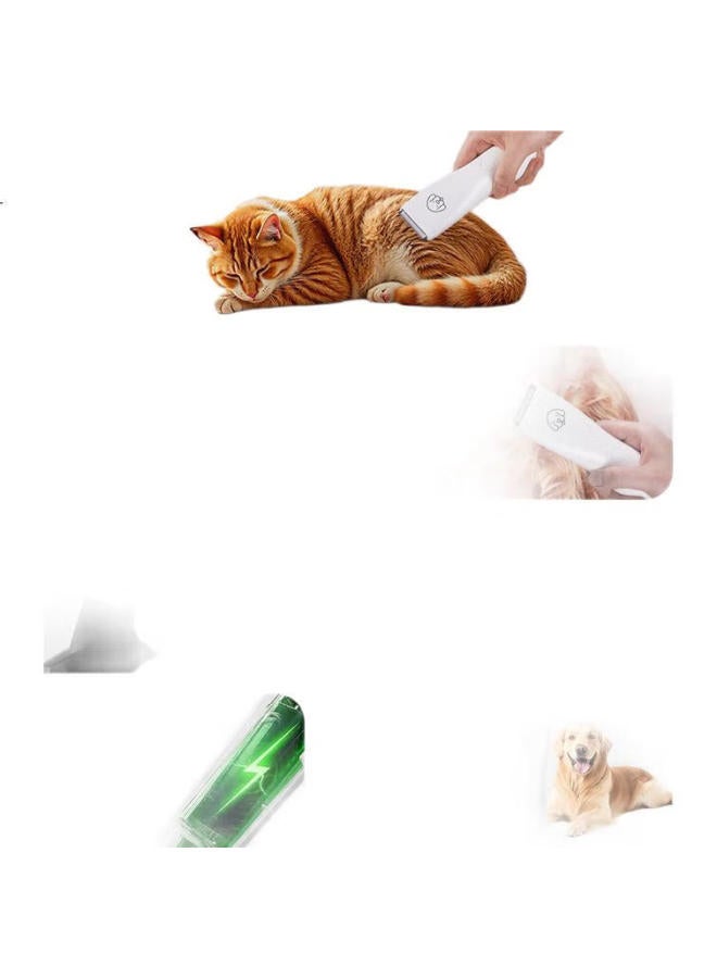 Yijan Professional Pet Hair Clipper Dog Electric Trimmer Grooming Clipper Electric Pusher Foot Hair Trimming Beauty Styling Pet Cat Hair Clipper - Image 3