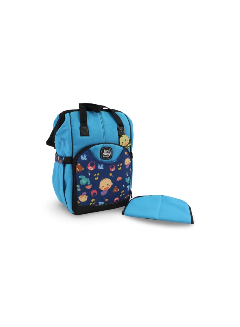 Uni Baby On Board Bag – Baby Blue & Navy - Image 1