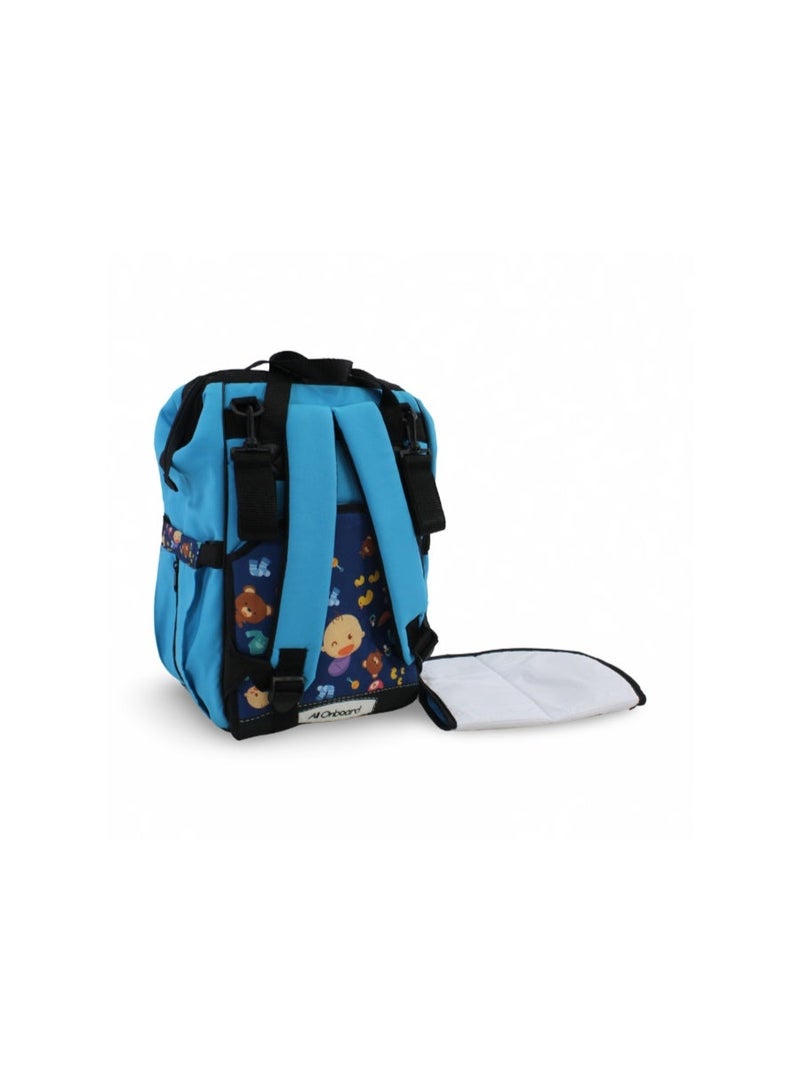 Uni Baby On Board Bag – Baby Blue & Navy - Image 2