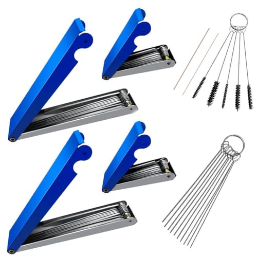 Strongthium Cutting Torch Tip Cleaner Tool kit for Welding Nozzles Carb Carbon Carburetor Jet Sprinklers and Shower Heads Spray Guns Orifices Wires Needles in Set - Image 1