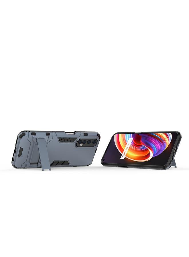 اس-توب جراب لهاتف OPPO Realme 7 PC + جراب واقٍ مقاوم للصدمات من مادة TPU مع حامل - Image 3