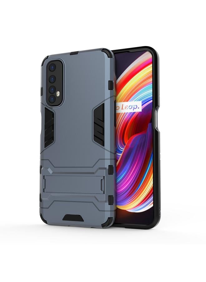اس-توب جراب لهاتف OPPO Realme 7 PC + جراب واقٍ مقاوم للصدمات من مادة TPU مع حامل - Image 1