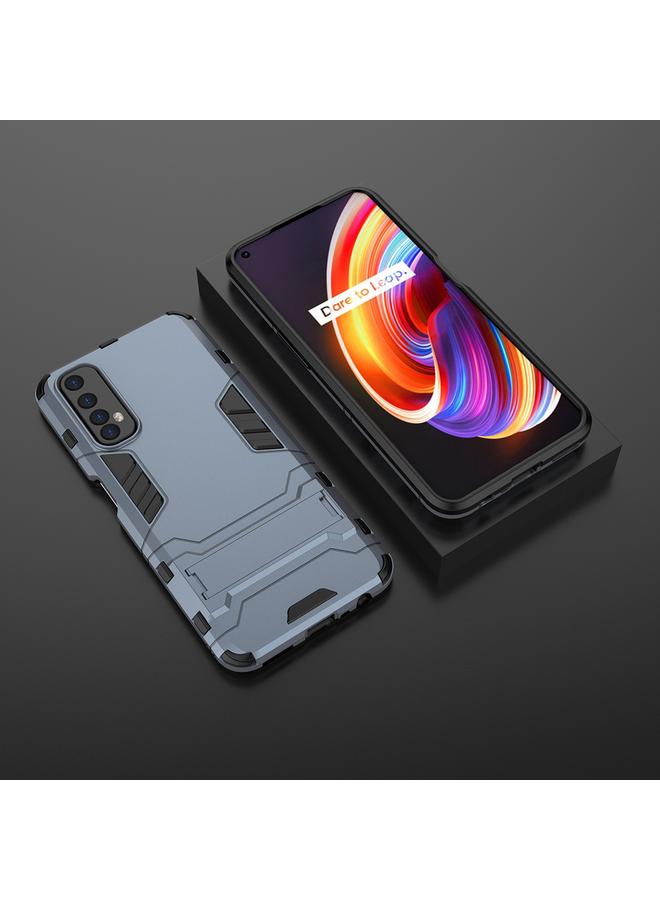 اس-توب جراب لهاتف OPPO Realme 7 PC + جراب واقٍ مقاوم للصدمات من مادة TPU مع حامل - Image 2