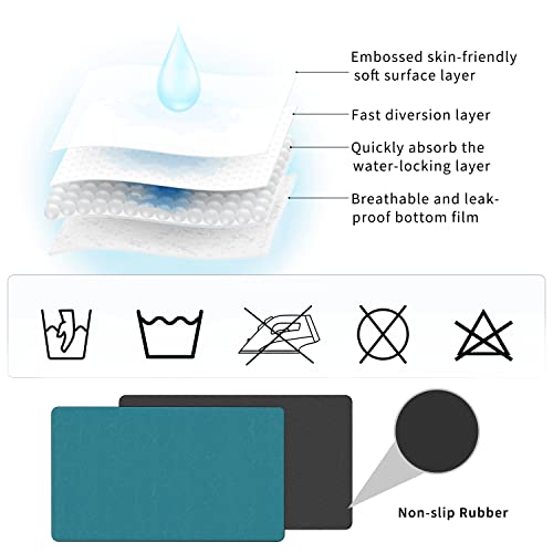 GOLENER Coffee Maker Mat For Countertops,Coffee Bar Decor,Coffee Machine Pads,Absorbent, Washable,Reversible Microfiber Dish Drying Mat For Kitchen accessories,Under Small Appliance Mats - Image 4