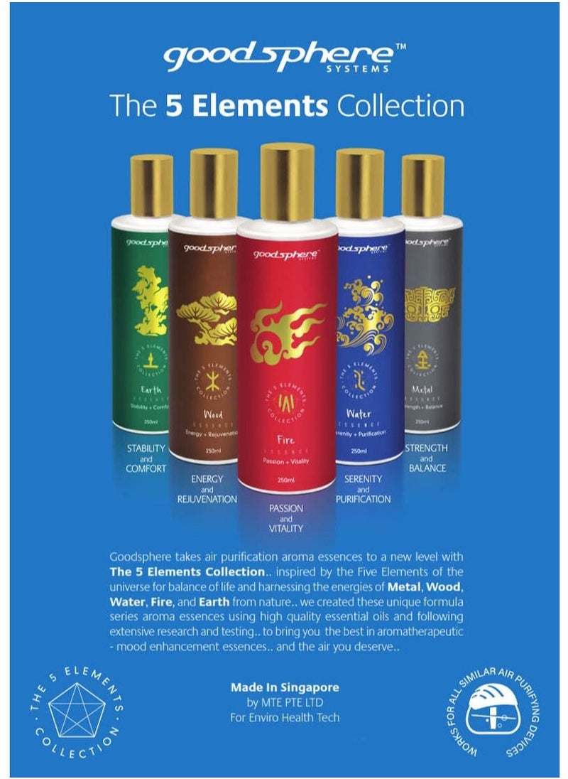 Goodsphere - Metal - Goodsphere Aroma Essence - The 5 Elements Collection - 250ml - Image 1