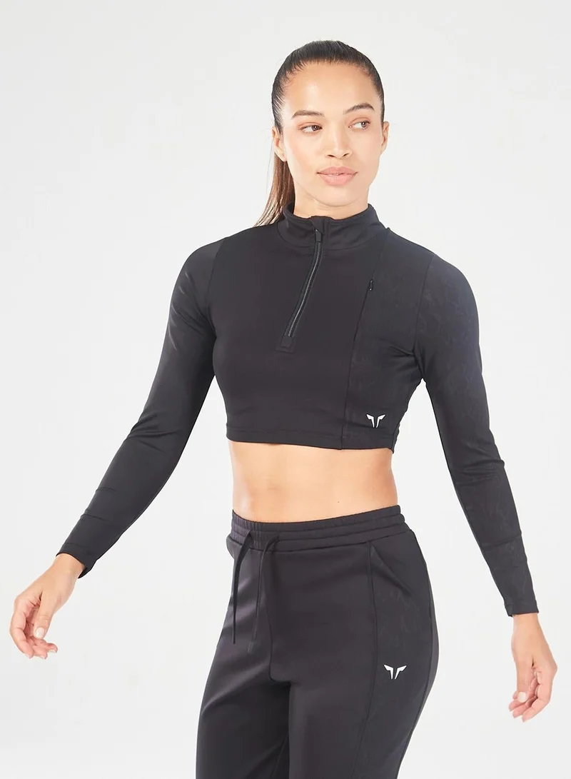 SQUATWOLF Qtr Zip Untamed Top