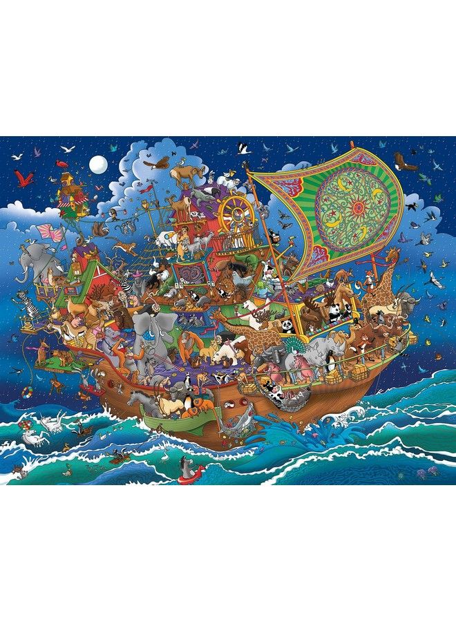 Springbok S 400 Piece Family Jigsaw Puzzle Noah'S Ark Made In Usa - Image 1