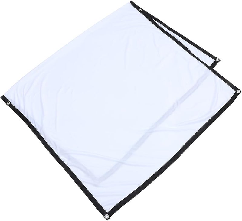 Portable Projector Screen 100 Inch Polyester Anti Wrinkle Fabric Indoor Outdoor Use - Image 2