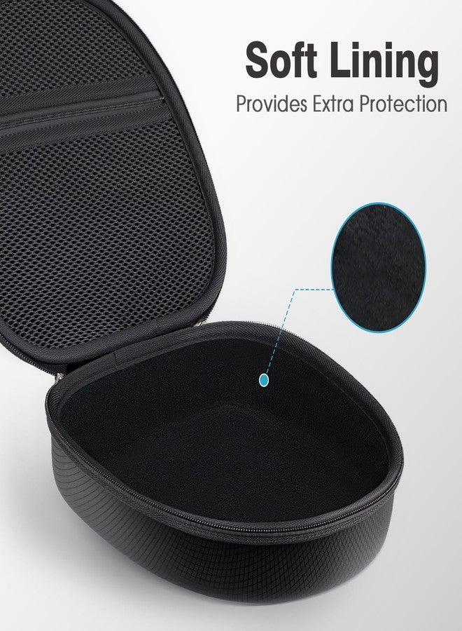 Fintie Hard Case for Sony WH-CH720N/ WH-CH710N/ WH-CH520/ WH-CH510/ WH-1000XM6/ WH-1000XM5/ WH-1000XM4/ WHXB910N Wireless Headphone - Travel Protective Cover Carrying Storage Bag (Black) - Image 5