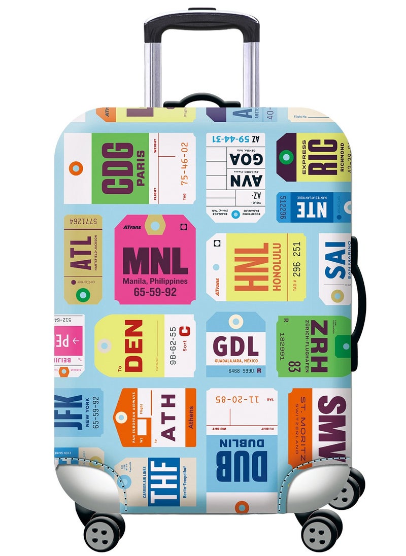 HomarKet Travel Luggage Cover Spandex Suitcase Protector Washable Baggage Covers Fits 18-32 Inch Luggage  - Image 1