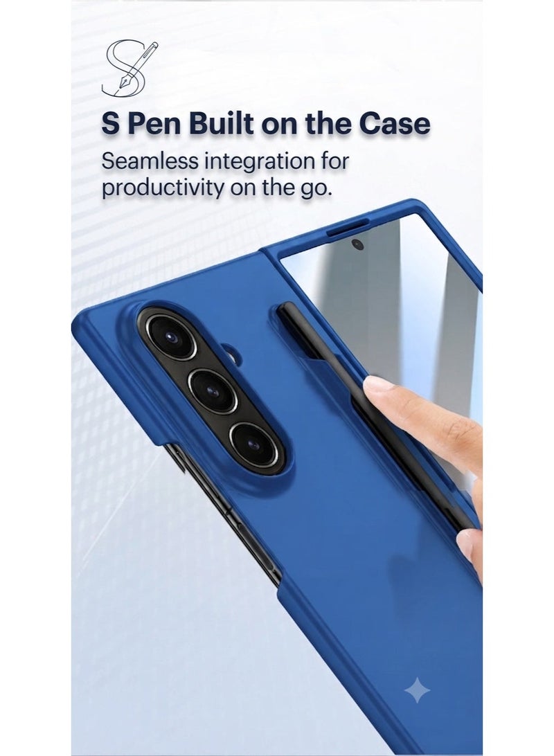 TEMPO Slim Case Compatible with Samsung Galaxy Z Fold 8 5G Cellphone , Skin Feel Cover Hard PC with Screen Protector & S Pen, Ultra-Thin, Shockproof and Anti-Fall Protection - Image 3