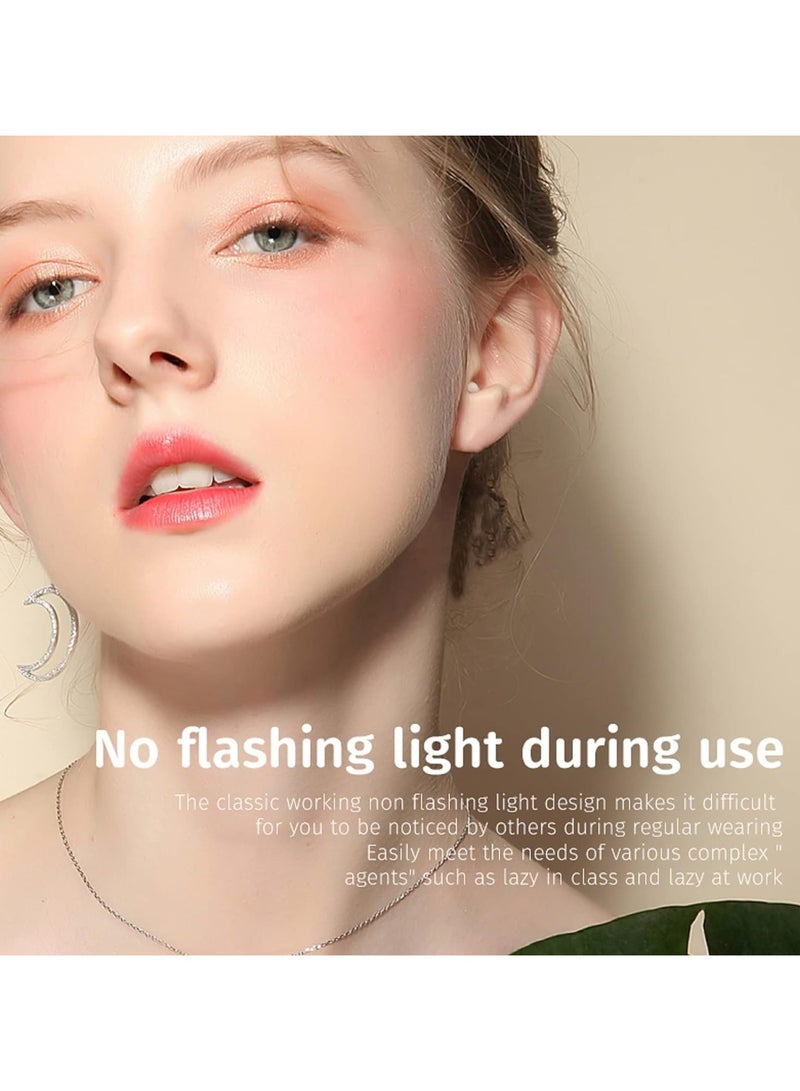 ارواق سماعات أذن غير مرئية للنوم، أصغر سماعات أذن صغيرة الحجم وعازلة للضوضاء للنوم، سماعات نوم صغيرة مريحة وهادئة، بلوتوث 5.3، سماعات رأس مخفية للنوم الجانبي/العمل - Image 4