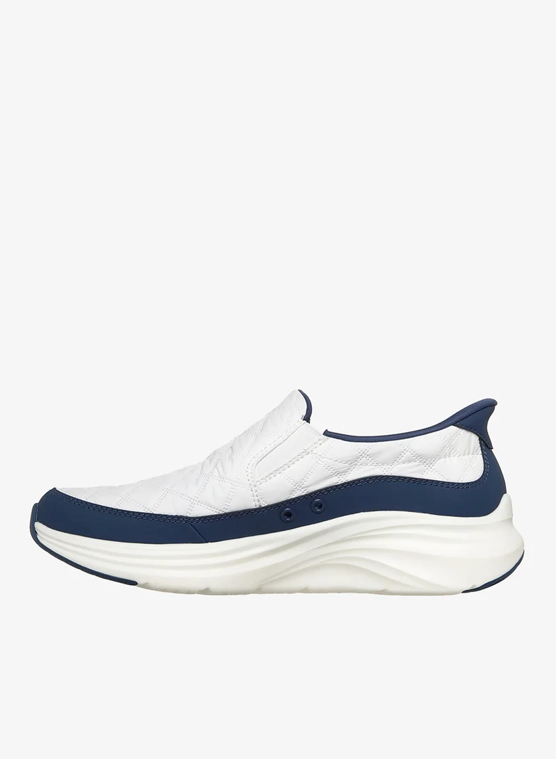 Skechers WHITE MESH/DURALEATHER/NAVY TRIM CONTOUR FOAM for Men | Best Price UAE