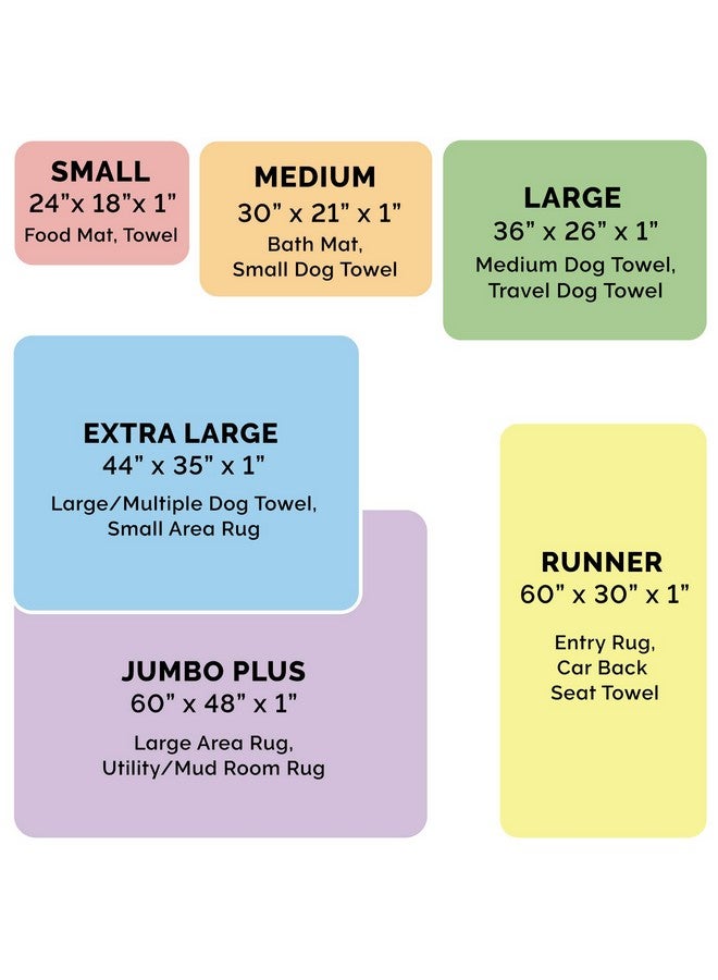 Furhaven 60" x 48" Highly Absorbent Dog Door Mat for Muddy Paws, 100% Washable, Perfect for Entryway, Kitchen, & Bathroom Use - Chenille Shammy Rug - Charcoal (Gray), Jumbo Plus/XXXL - Image 5