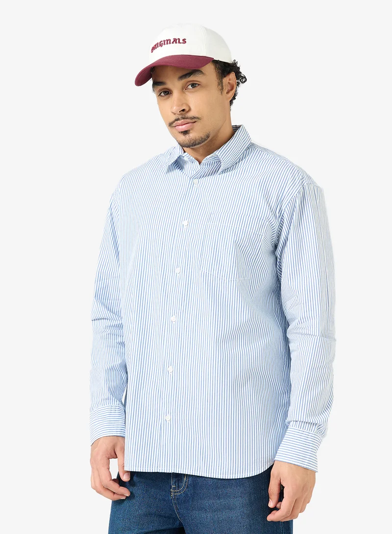 JACK & JONES Poplin Long Sleeve Shirt