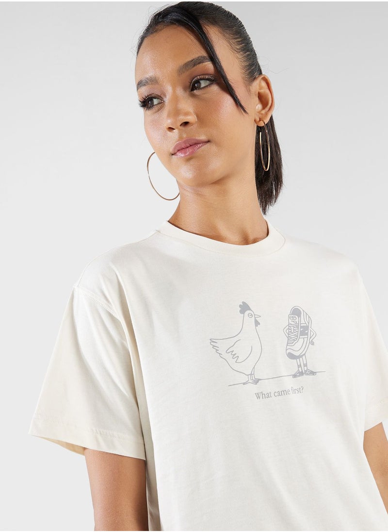 New Balance - Chicken Or Shoe Relaxed T-Shirt - Image 1