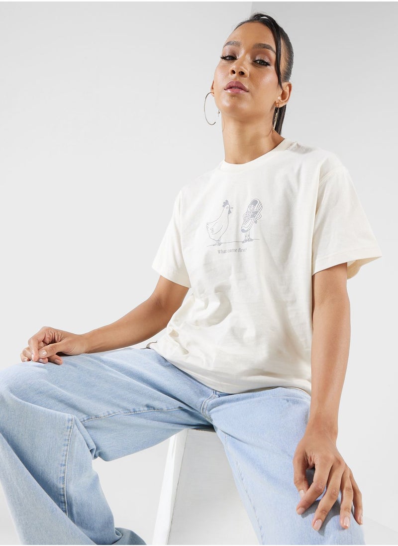 New Balance - Chicken Or Shoe Relaxed T-Shirt - Image 1