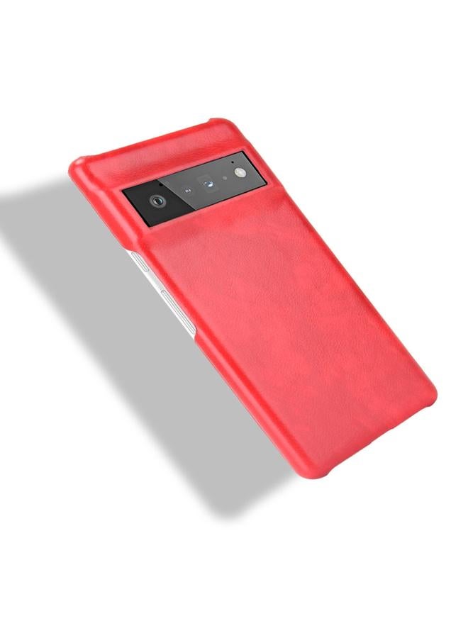 اس-توب جراب لهاتف Google Pixel 6 Pro مقاوم للصدمات مصنوع من مادة الليتشي PC + PU - Image 4