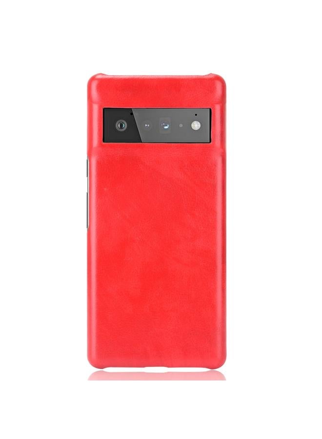 اس-توب جراب لهاتف Google Pixel 6 Pro مقاوم للصدمات مصنوع من مادة الليتشي PC + PU - Image 2